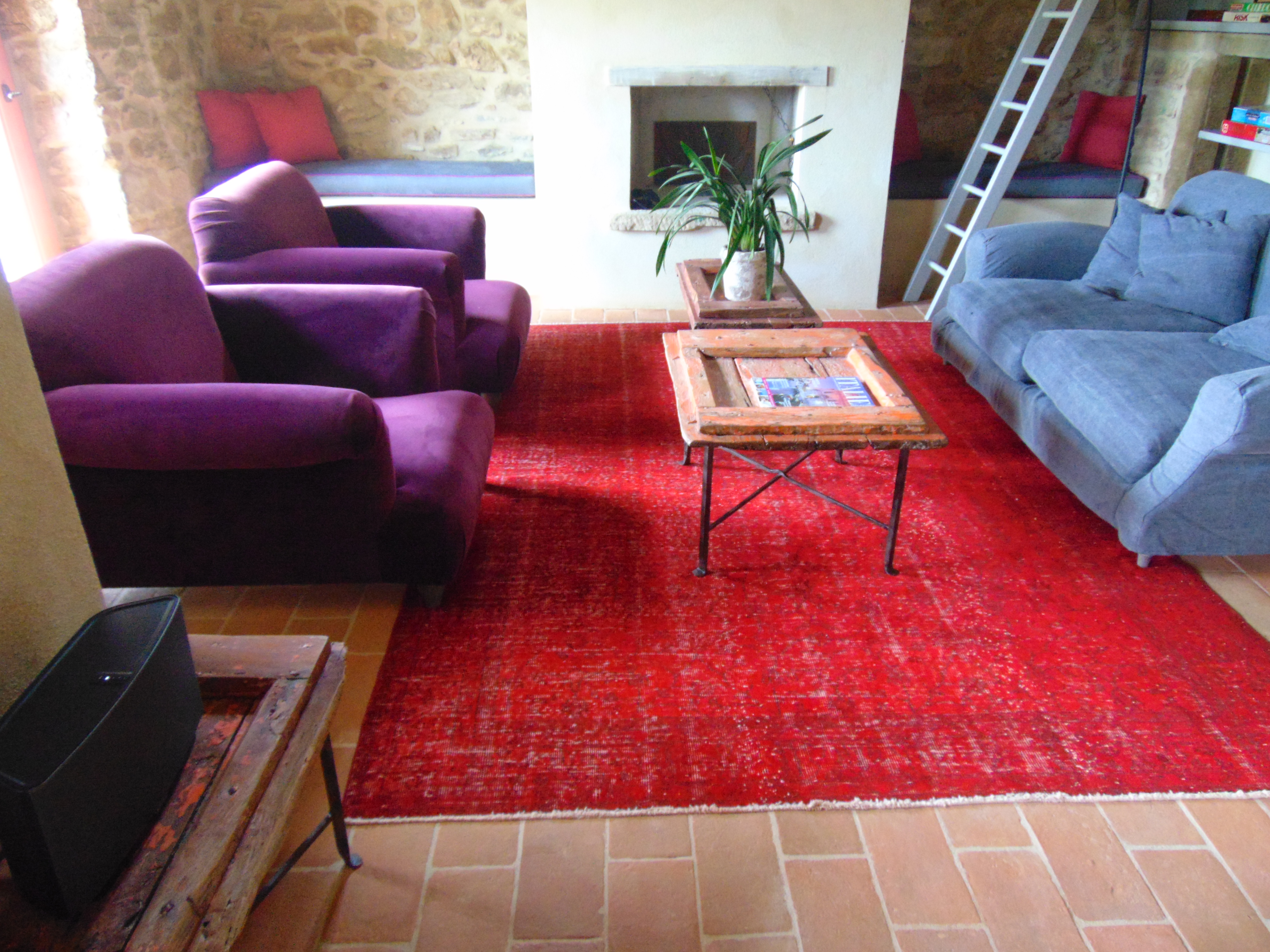 Trattamento di pavimenti in cotto in un casale in Umbria